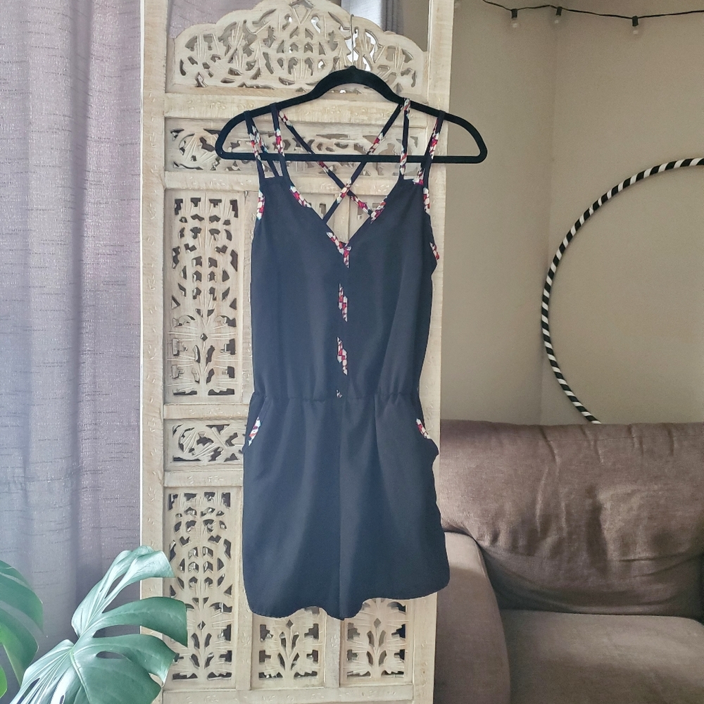 Romper with pockets